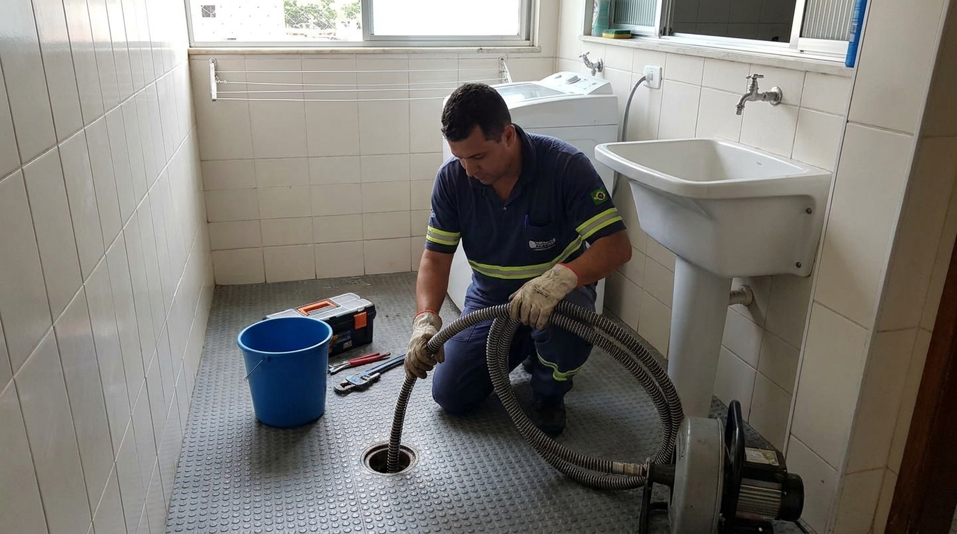 Desobstrução na Cozinha em Pelotas‑RS